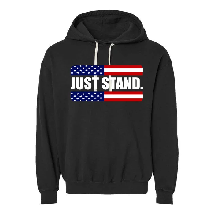 Just Stand Garment-Dyed Fleece Hoodie