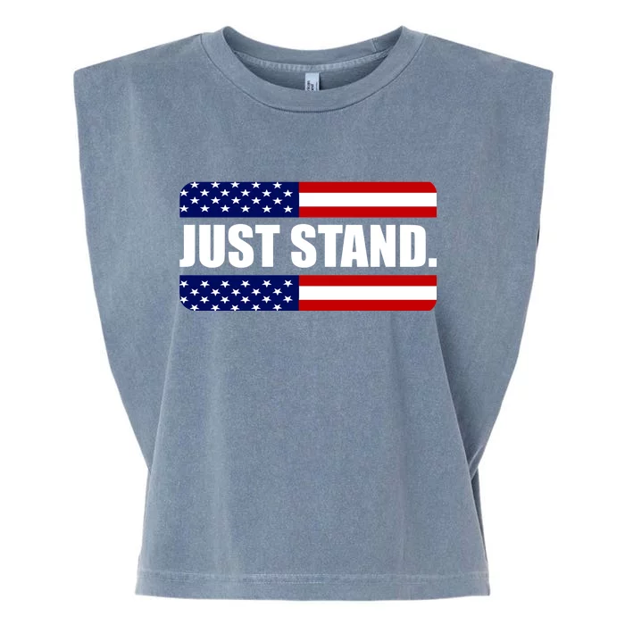 Just Stand Garment-Dyed Women's Muscle Tee