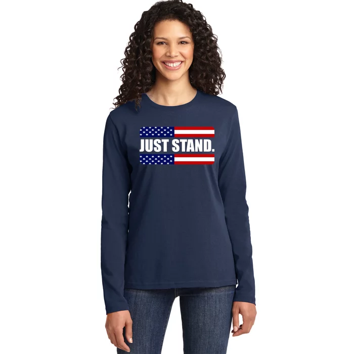 Just Stand Ladies Long Sleeve Shirt