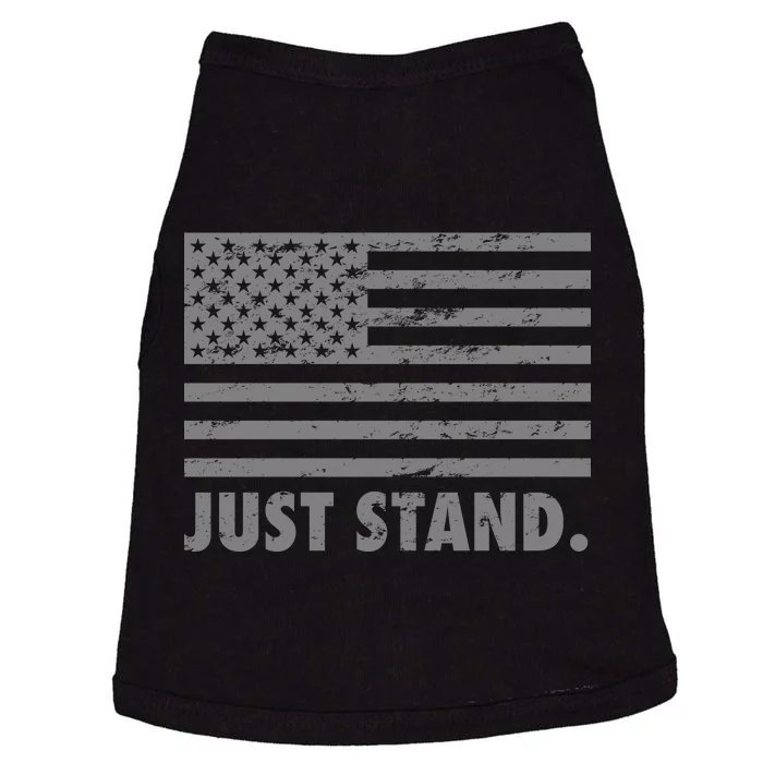 Just Stand Grey Style Flag Doggie Tank