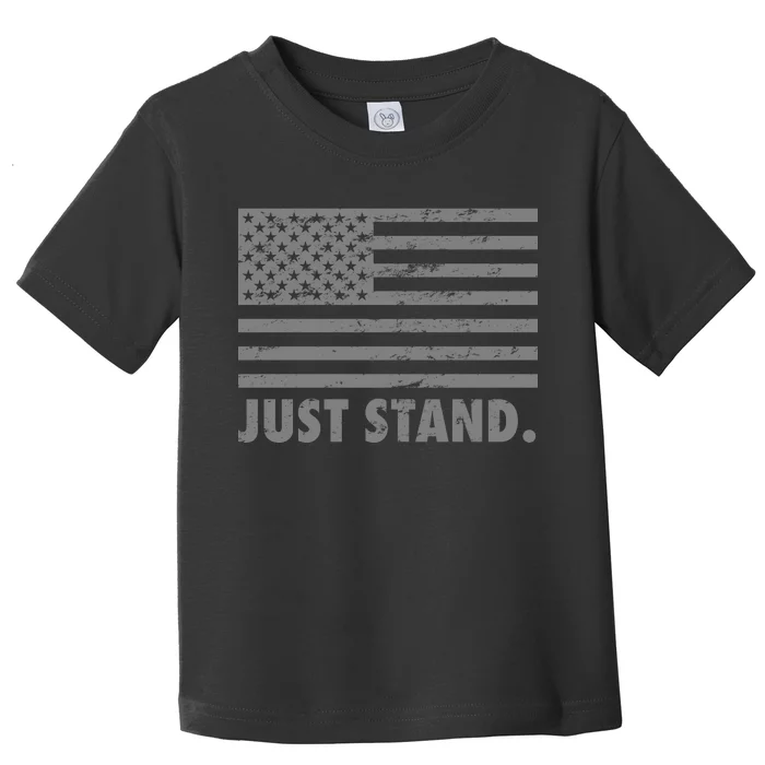 Just Stand Grey Style Flag Toddler T-Shirt