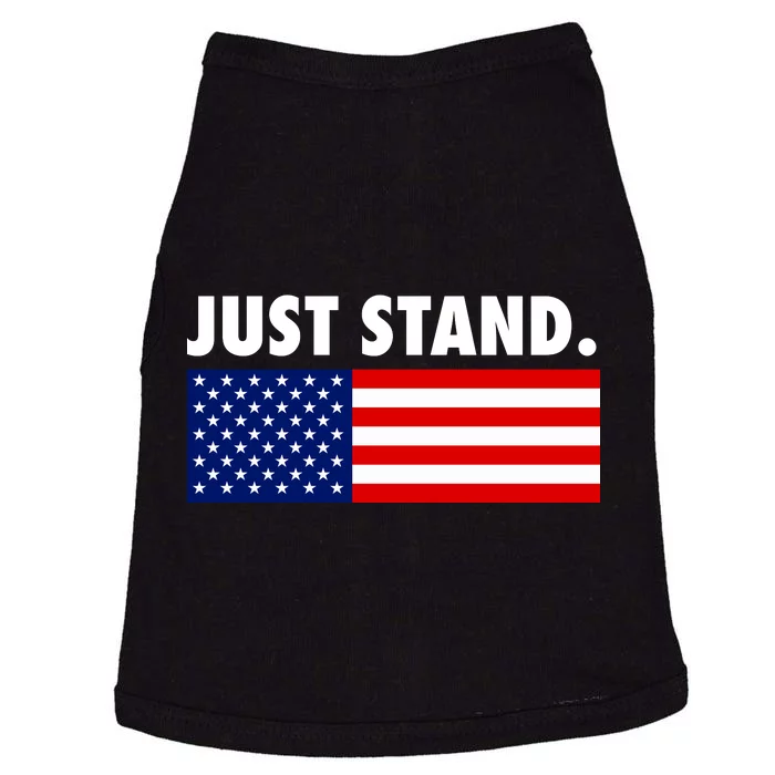 Just Stand Striped American Flag Doggie Tank