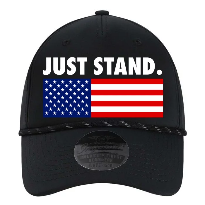 Just Stand Striped American Flag Performance The Dyno Cap