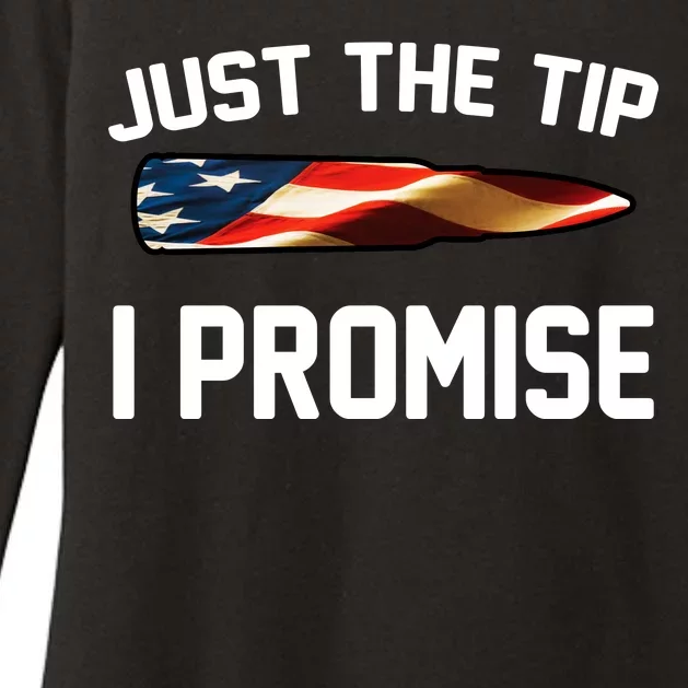 Just The Tip I Promise Womens CVC Long Sleeve Shirt