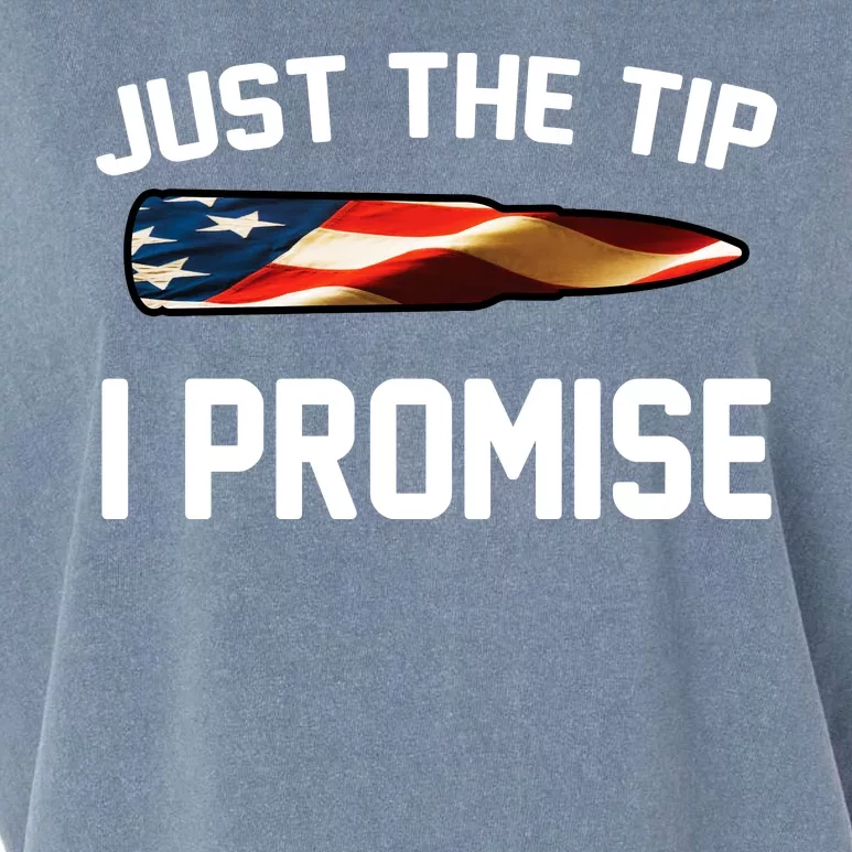 Just The Tip I Promise Garment-Dyed Women's Muscle Tee