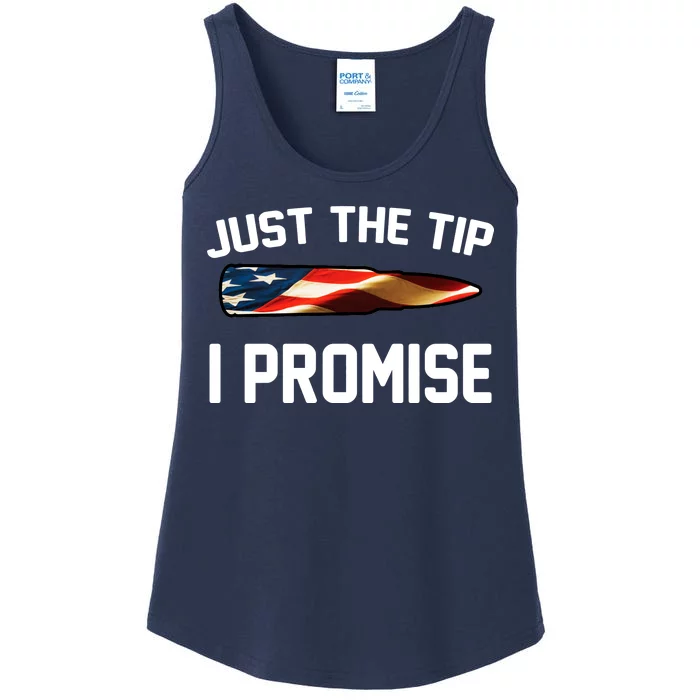 Just The Tip I Promise Ladies Essential Tank