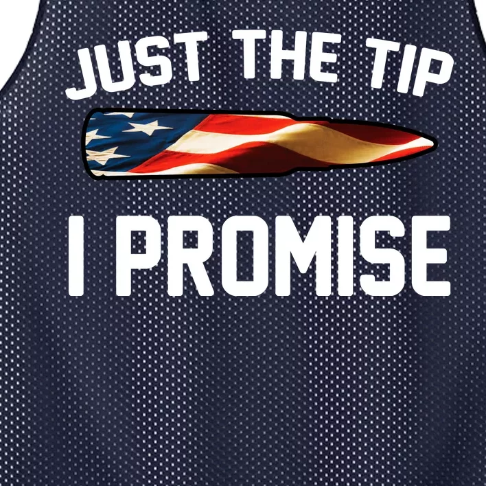 Just The Tip I Promise Mesh Reversible Basketball Jersey Tank