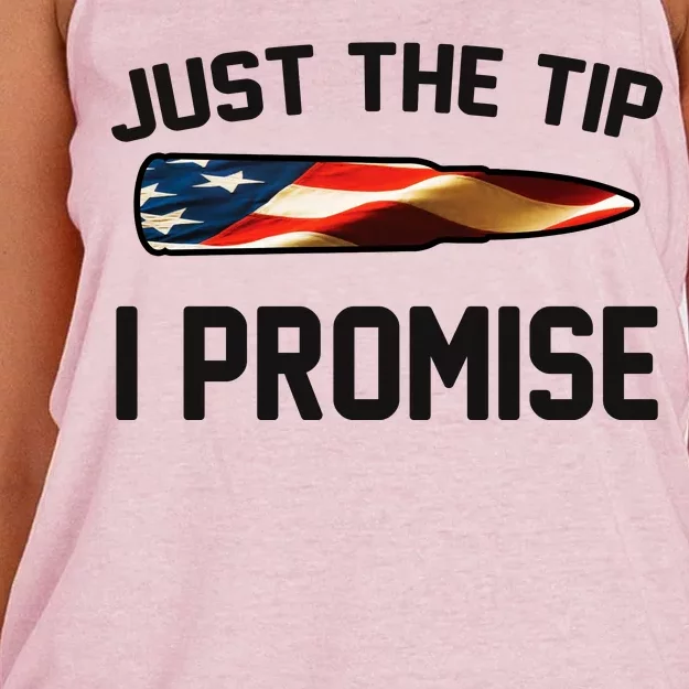 Just The Tip I Promise Women's Knotted Racerback Tank