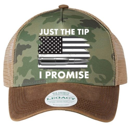 Just the Tip I Promise USA Bullet Flag Legacy Tie Dye Trucker Hat