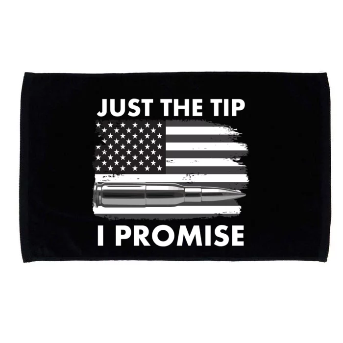 Just the Tip I Promise USA Bullet Flag Microfiber Hand Towel