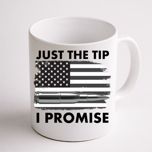 Just the Tip I Promise USA Bullet Flag Coffee Mug