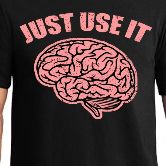 Just Use It Funny Brain Pajama Set