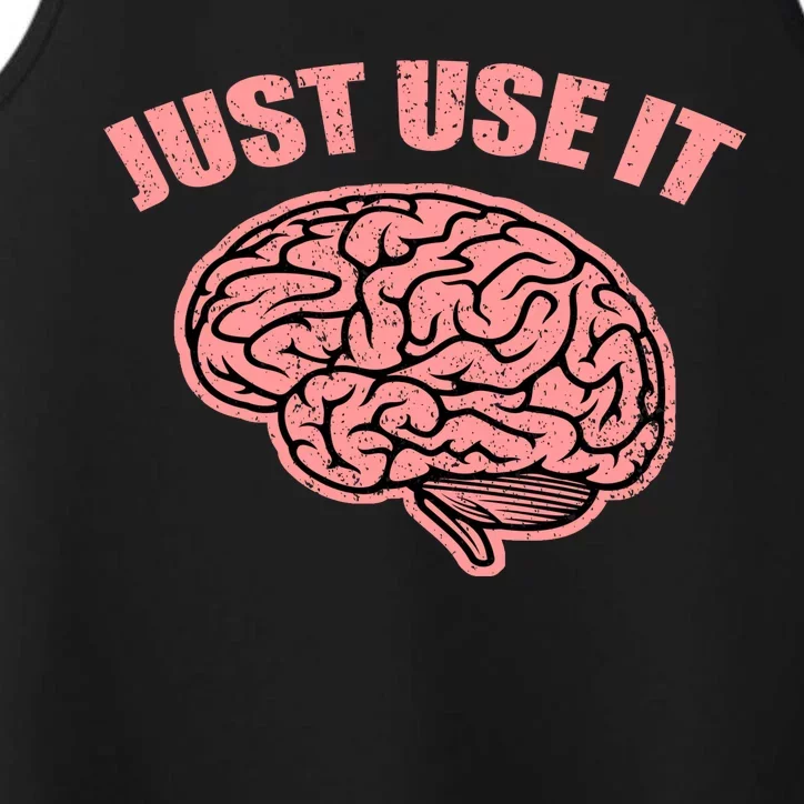 Just Use It Funny Brain Performance Tank