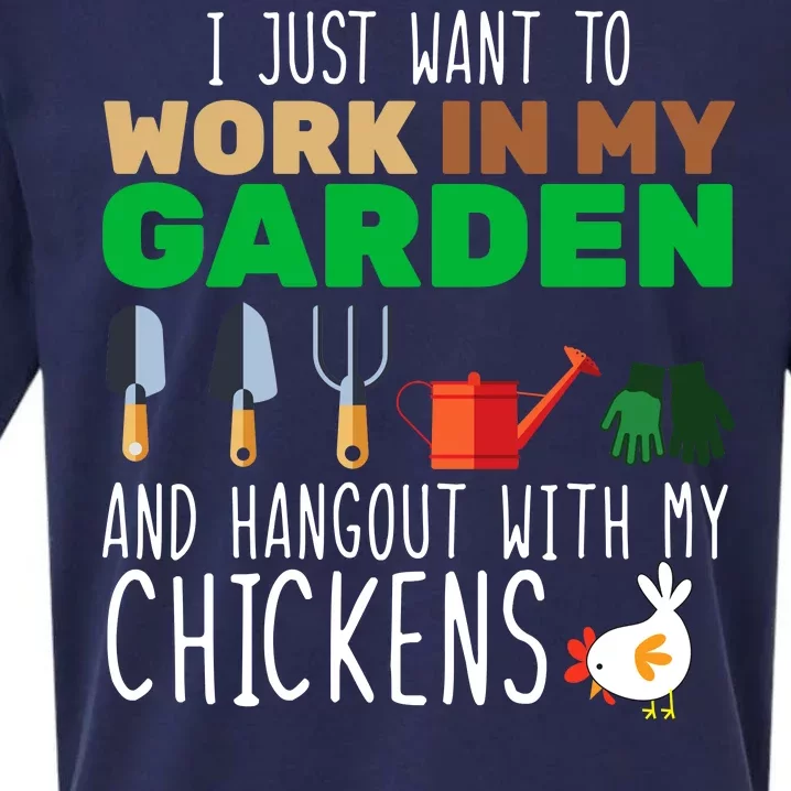 Just Want To Work In My Garden Sueded Cloud Jersey T-Shirt