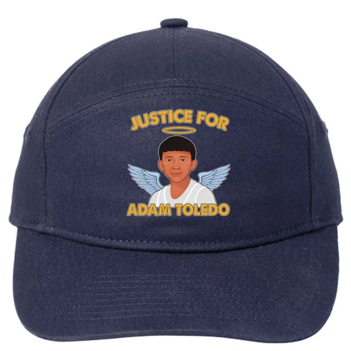 Justice For Adam Toledo Angel 7-Panel Snapback Hat