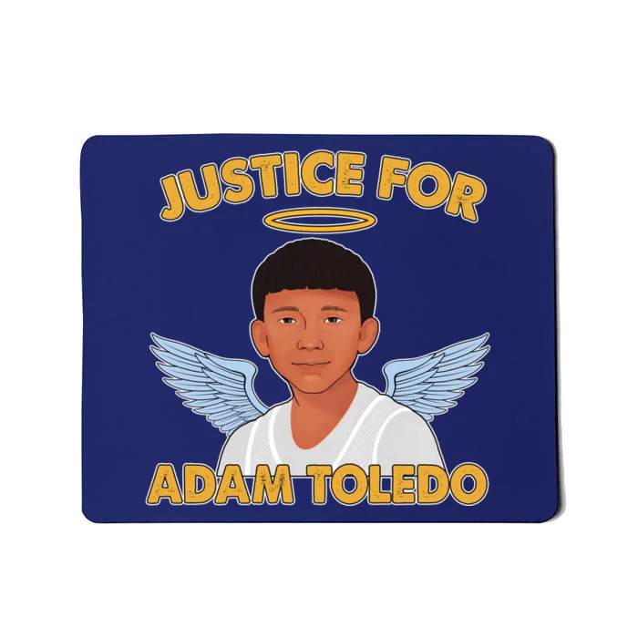 Justice For Adam Toledo Angel Mousepad