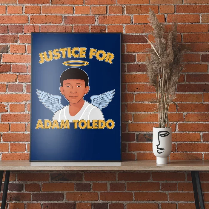 Justice For Adam Toledo Angel Poster