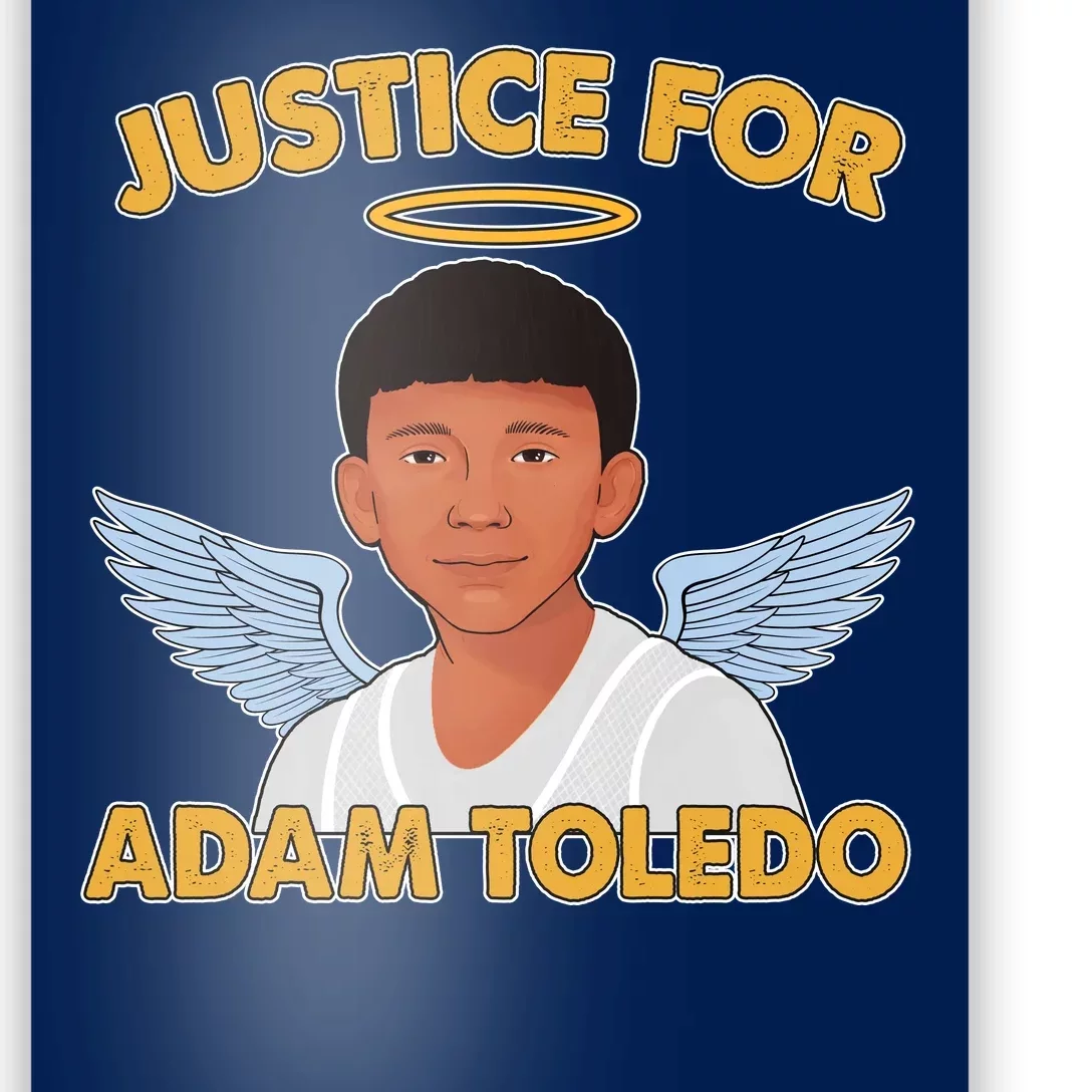 Justice For Adam Toledo Angel Poster