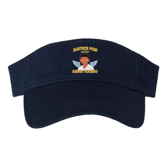 Justice For Adam Toledo Angel Valucap Bio-Washed Visor