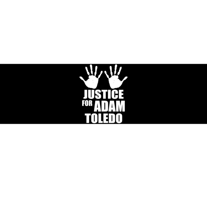 Justice For Adam Toledo Black Lives Matter Bumper Sticker