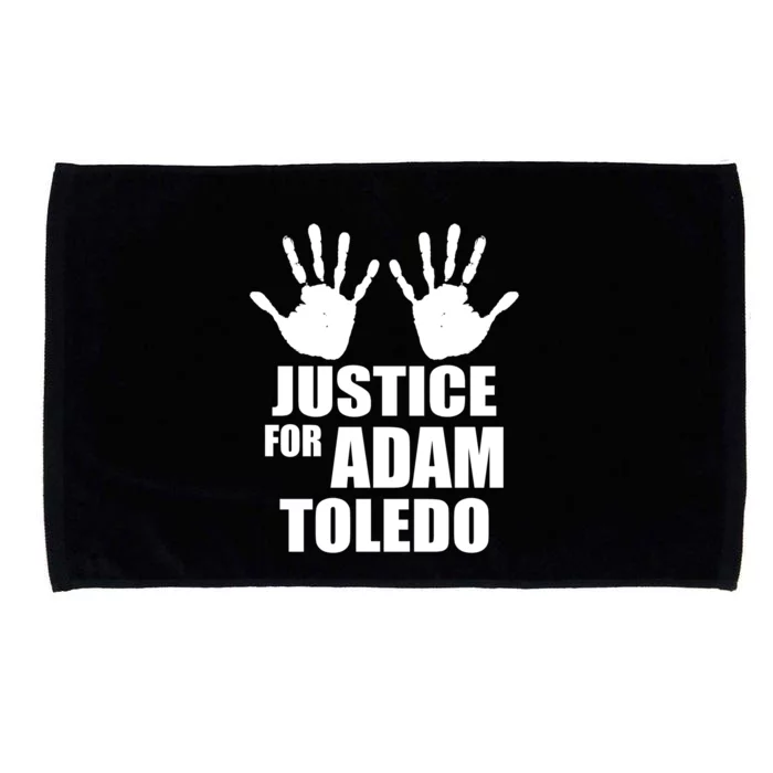 Justice For Adam Toledo Black Lives Matter Microfiber Hand Towel