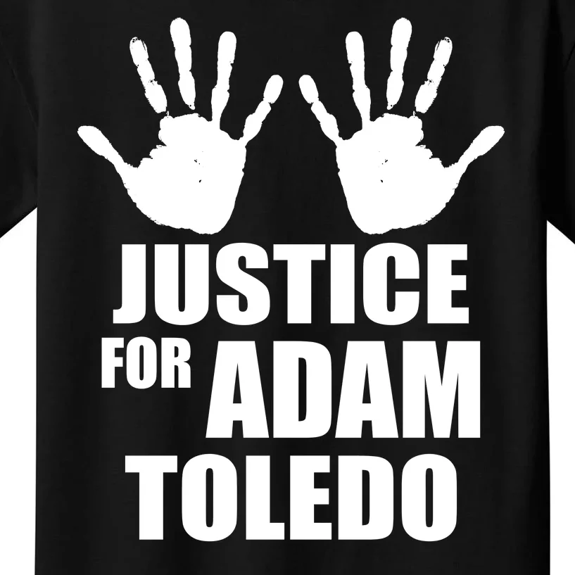 Justice For Adam Toledo Black Lives Matter Kids T-Shirt