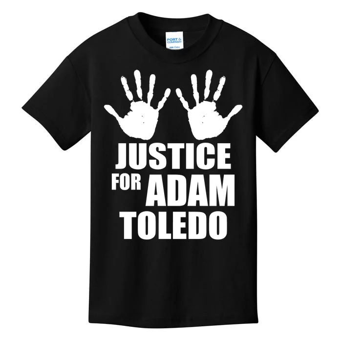 Justice For Adam Toledo Black Lives Matter Kids T-Shirt