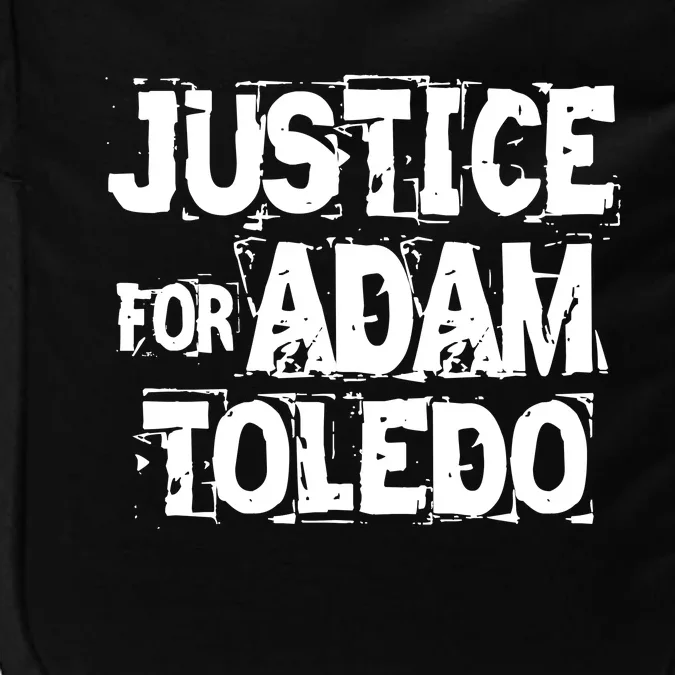 Justice for Adam Toledo BLM Black Lives Matter Impact Tech Backpack