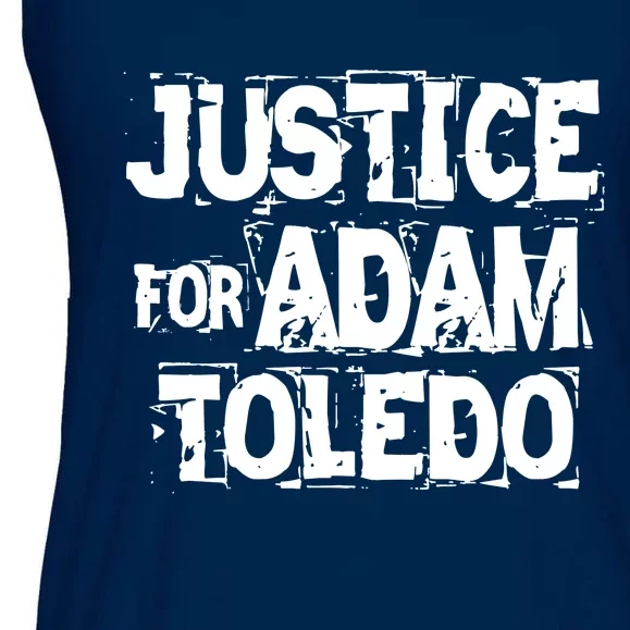 Justice for Adam Toledo BLM Black Lives Matter Ladies Essential Flowy Tank