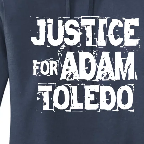 Justice for Adam Toledo BLM Black Lives Matter Women's Pullover Hoodie