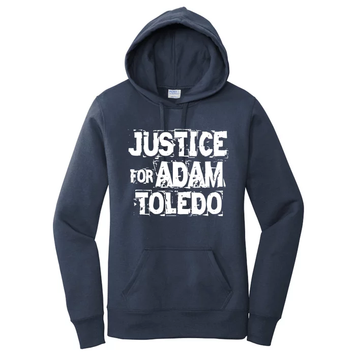 Justice for Adam Toledo BLM Black Lives Matter Women's Pullover Hoodie