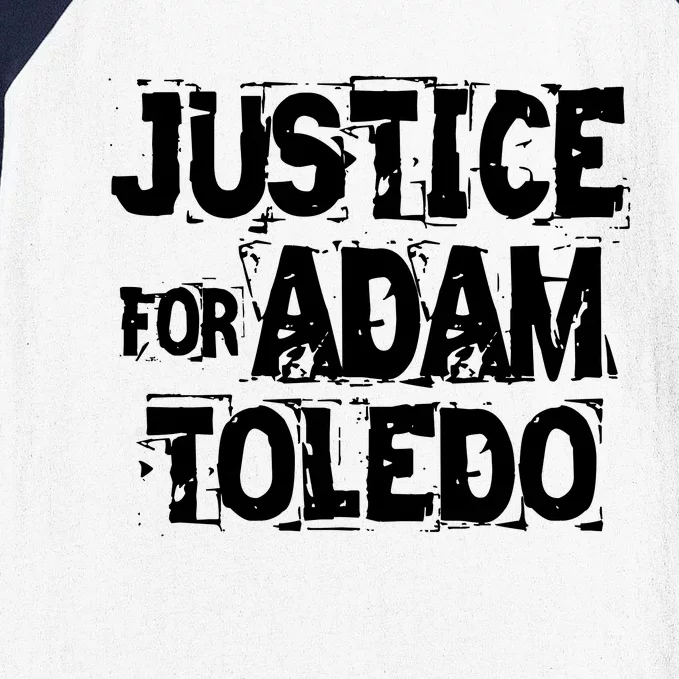 Justice for Adam Toledo BLM Black Lives Matter Baseball Sleeve Shirt