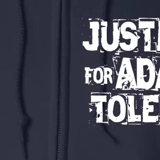 Justice for Adam Toledo BLM Black Lives Matter Full Zip Hoodie