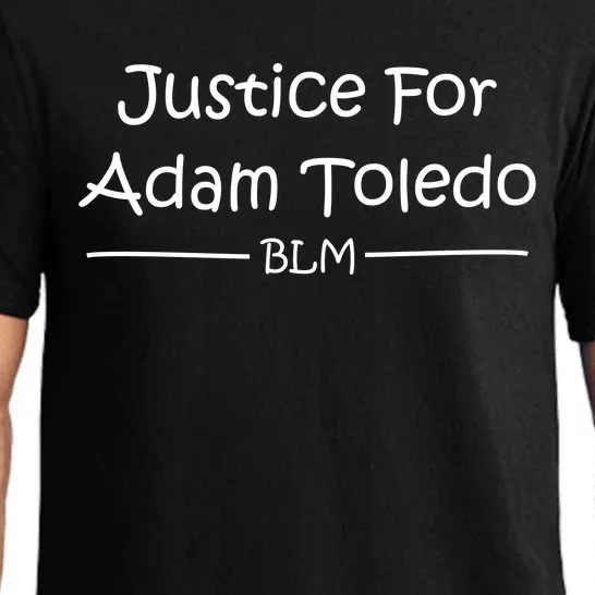 Justice For Adam Toledo BLM Hand Writing Pajama Set