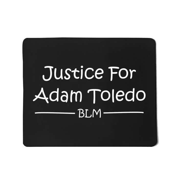 Justice For Adam Toledo BLM Hand Writing Mousepad