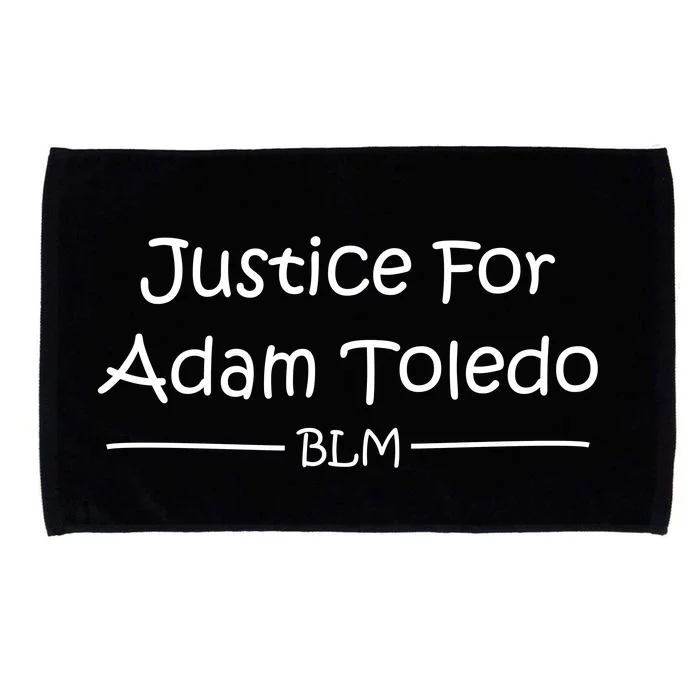 Justice For Adam Toledo BLM Hand Writing Microfiber Hand Towel