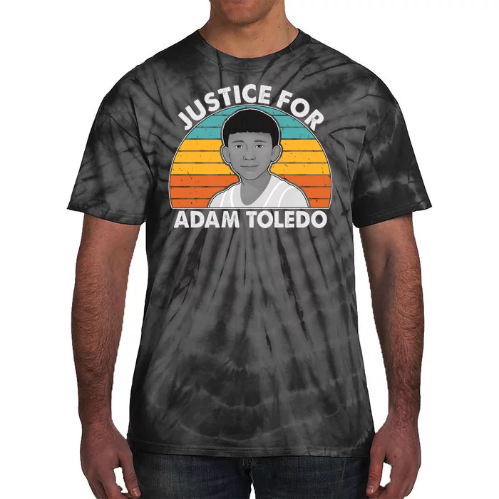 Justice For Adam Toledo Vintage Tie-Dye T-Shirt