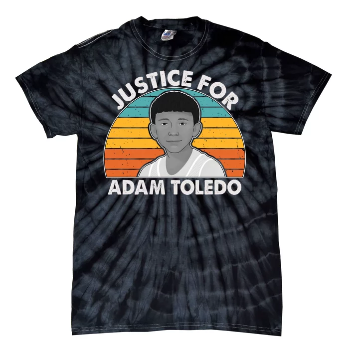 Justice For Adam Toledo Vintage Tie-Dye T-Shirt