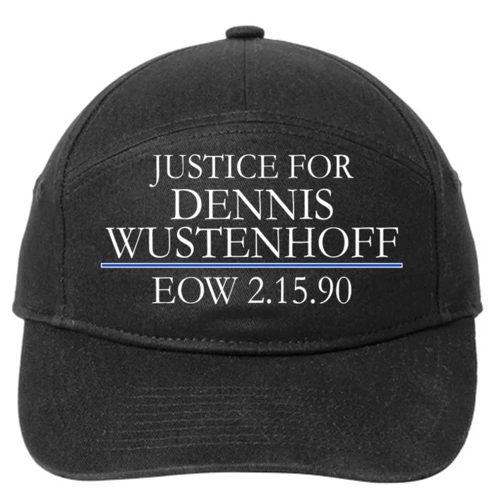 Justice For Dennis Wustenhoff EOW 2-15-90 7-Panel Snapback Hat