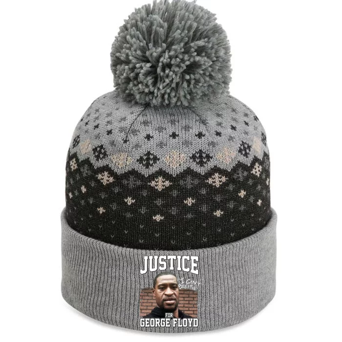 Justice For George Floyd BLM The Baniff Cuffed Pom Beanie