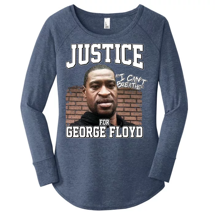 Justice For George Floyd BLM Women's Perfect Tri Tunic Long Sleeve Shirt