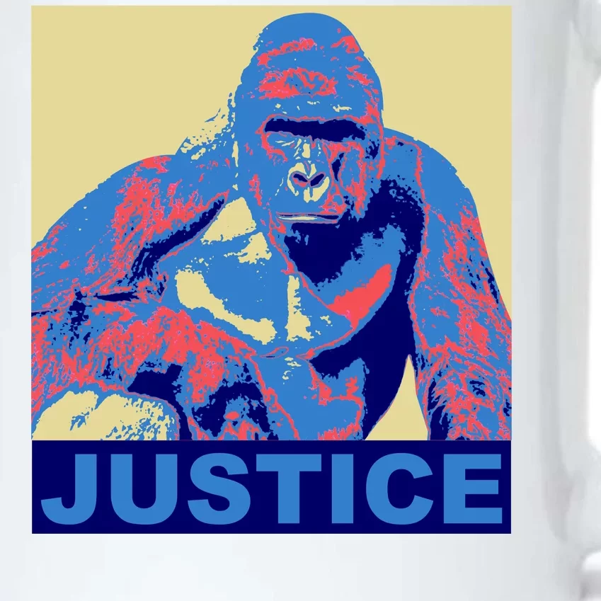 Justice For Harambe RIP Poster Black Color Changing Mug