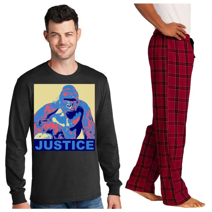 Justice For Harambe RIP Poster Long Sleeve Pajama Set