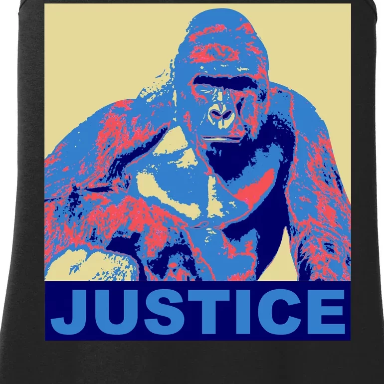 Justice For Harambe RIP Poster Ladies Essential Tank