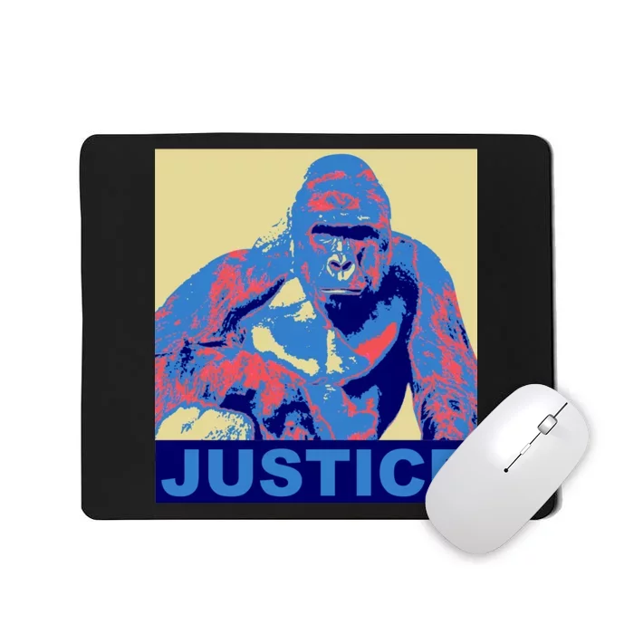 Justice For Harambe RIP Poster Mousepad