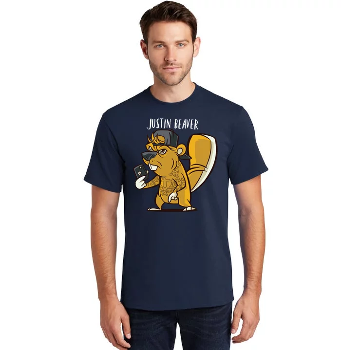 Justin Beaver Tall T-Shirt