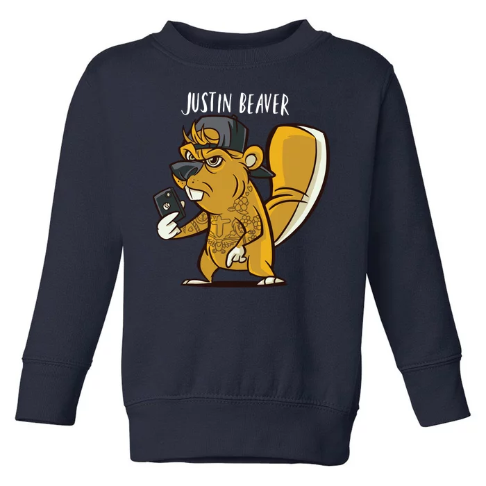 Justin Beaver Toddler Sweatshirt