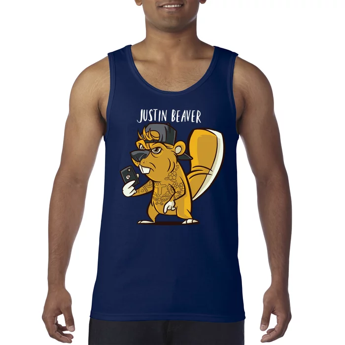 Justin Beaver Tank Top