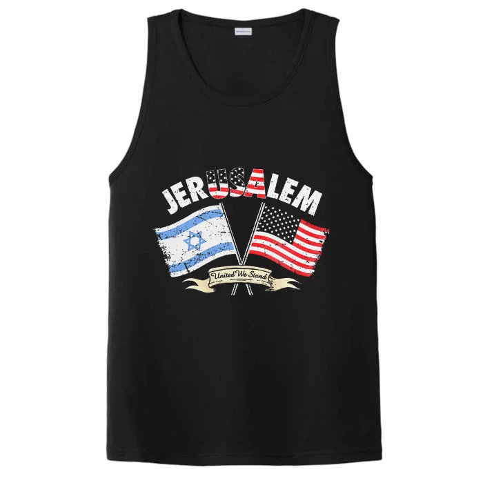 Jerusalem United We Stand Performance Tank