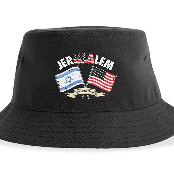 Jerusalem United We Stand Sustainable Bucket Hat